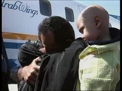 IRAQ: LEUKAEMIA TREATMENT GIRL MARIAM RETURNS HOME FROM UK News Clip
