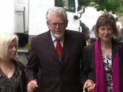 Rolf Harris Arriving at Southwark Crown Court News Clip