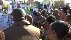 CLEAN : Well wishers continue vigil outside Mandel News Clip