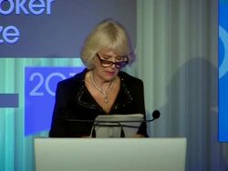 Camilla Speaking At Man Booker Prize 2014 News Clip
