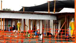 CLEAN : MSF opens a new Ebola Management Centre in Monrovia News Clip