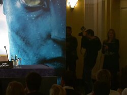 Avatar Press Conference Stock Footage
