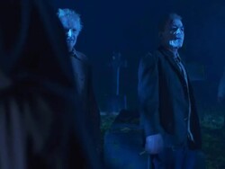 HD: Grim Reaper Guiding The Deceased Stock Footage