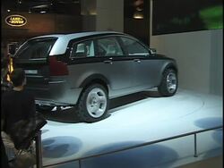 2001 Volvo ACC concept SUV Stock Footage