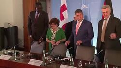 CLEAN : Trump has weakened the West German FM (2) News Clip