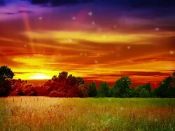 Grand sunset Stock Footage