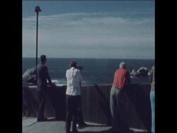 SYND 24/10/1971 DANISH FREIGHTER "BENNY SKOU" IN TROUBLE NEAR SAN FRANCISCO'S GOLDEN GATE News Clip