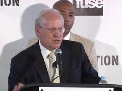 'Answer The Call' Press Conference With Jay-Z Stock Footage