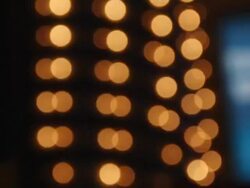 Orange blinker. Stock Footage