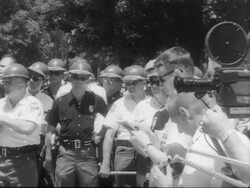 Racial segregation ends at University of Alabama Stock Footage
