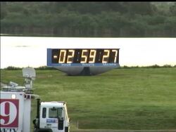 Space shuttle Discovery and a crew of seven rocketed away Tuesday in pursuit of the international space station, where a formidable construction job awaits them. News Clip