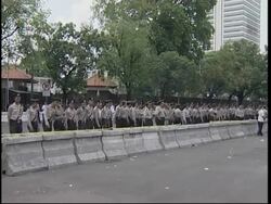 Anti-US protest ahead of visit by President Bush News Clip