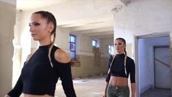 Modern Jazz dancers Stock Footage