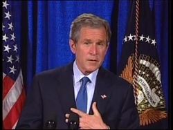 WRAP Bush with Abdullah plus Bush on Middle East News Clip