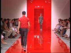 Jasper Conran presents ironic collection in Milan News Clip