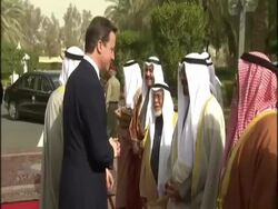 David Cameron Kuwait visit News Clip
