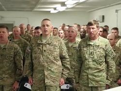 U.S. Soldiers Continue Advisory Role As Election Nears In Afghanistan Stock Footage