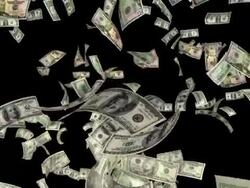 Dollar Bills #2 NTSC Stock Footage