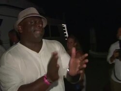 Cedric the Entertainer and Wilmer Valderrrama Stock Footage