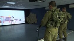 Israeli military use interactive simulator to prepare soldiers for threats  News Clip