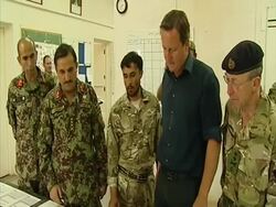 David Cameron visits Camp Bastion News Clip