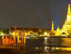 Time-lapse, Wat Arun Temple Stock Footage
