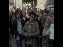 SYND 11 7 74 PROTEST AGAINST THE SENTENCE GIVEN TO NAZI HUNTER, BEATE KLARSFELD News Clip