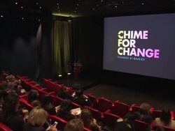 ATMOSPHERE  - Chime for Change Launch Event on the 27th of March 2013  Stock Footage