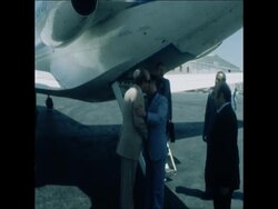 SYND 1 7 77 SYRIAN PRIME MINISTER ARRIVES News Clip