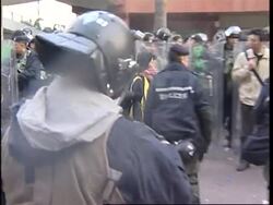 Sit-in protests, protesters removed, Bove, clean-up News Clip