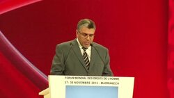 Protesters criticise government during human rights forum News Clip