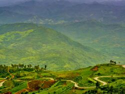 Road in mountain Stock Footage