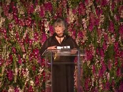SPEECH: Christiane Kubrick on Stanley Kubrick at LACMA Hosts 2012 Art + Film Gala Honoring Ed Ruscha And Stanley Kubrick Presented By Gucci Stock Footage