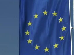 HD: European flag Stock Footage