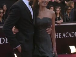 Army Hammer, Elizabeth Chambers at the 83rd Annual Academy Awards - Arrivals Pool Cam at Hollywood CA. (Footage by WireImage Video/GettyImages) Stock Footage