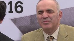 CLEAN : Ex world chess champion Kasparov promotes education in Mexico News Clip