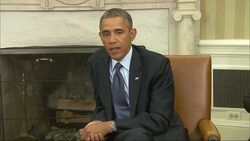 President Obama hosts Emir of Kuwait, comment on Syria News Clip