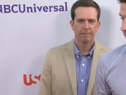 Ed Helms, John Krasinski at the NBC Universal Press Tour All-Star Party at Los Angeles CA. (Footage by WireImage Video/Getty Images Entertainment Video) Stock Footage