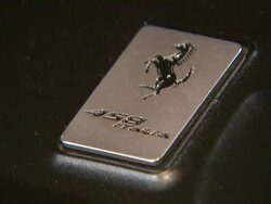 Ferrari 458 Italia Brings Funds For Haiti Relief Stock Footage