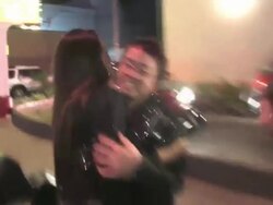 Tia Carrere outside Falcon in West Hollywood at the Celebrity Sightings in Los Angeles at Los Angeles CA. (Footage by WireImage Video/GettyImages) Stock Footage