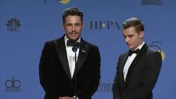 Del Toro, Gerwig, Ronan, Franco and more celebrate Globes wins backstage News Clip