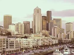 SEATTLE SKYLINE 7 Stock Footage