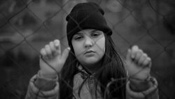 abandoned child Stock Footage