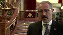 CLEAN: Titanic comes home as Belfast launches land News Clip