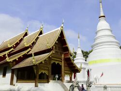 Wat Phra Sing - Thailand Stock Footage