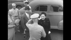 Madame Chiang Kai-Shek arrives at Santa Maria Air Base in the Azores News Clip