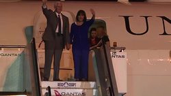 CLEAN : Mike Pence arrives in Australia for three-day visit News Clip