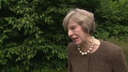 Interview With Theresa May About Tory Leadership Race News Clip