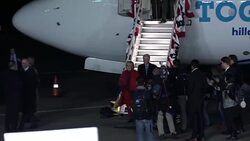 CLEAN : Clinton back in White Plains after final day campaigning News Clip