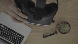 People Using Virtual Reality Stock Footage